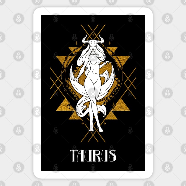 Taurus zodiac sign Sticker by Cherubic